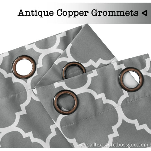 Patio Sliding Door Curtain Grommet Top